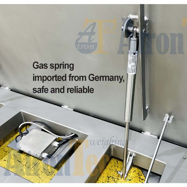 600kg~1500kg Manual Lift-up Stainless Steel Platform Scale, Flip-up Floor Scale