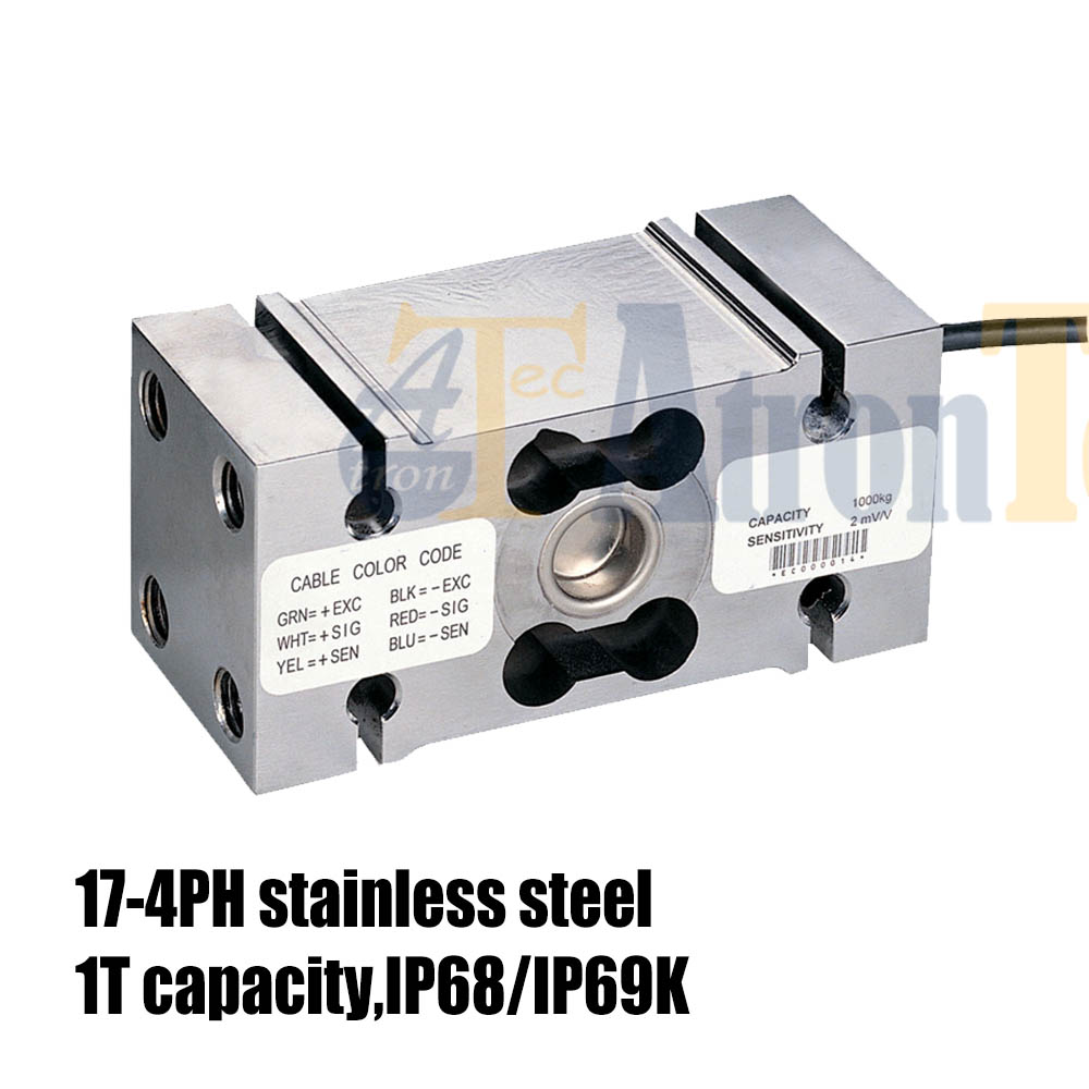 50kg~1T IP68/IP69K Stainless Steel Load Cell for Waterproof Scales