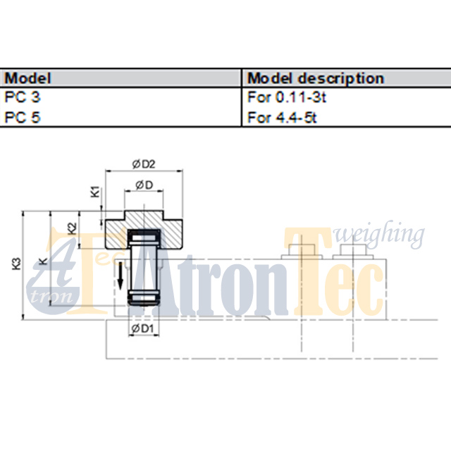 beam load cell connector-2