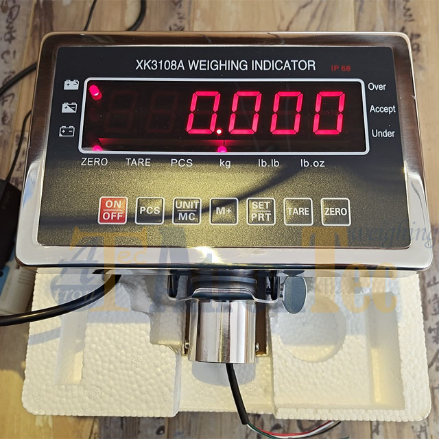Stainless Steel Waterproof Weighing Indicator with Red Led Display