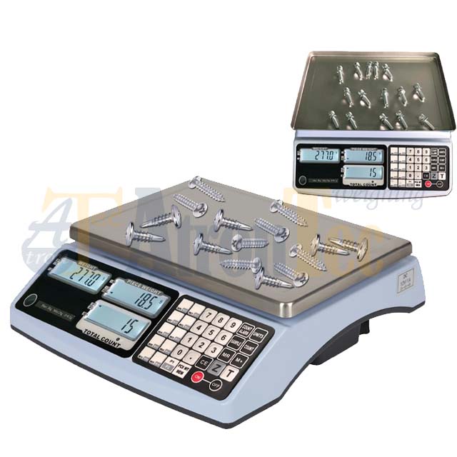 Large Platform Counting Scale with Piece Weight Memory