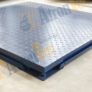 Carbon Steel Floor Scale,Double Deck Checkered Plate Floor Weighing Scale