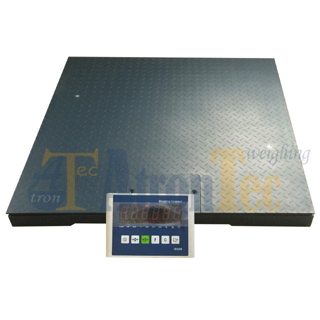 Double Deck Carbon Steel Floor Weighing Scale with Surface Spray Treatment