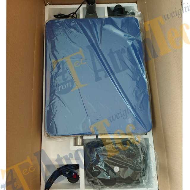 400mm*500mm Platform Scale,150kg Carbon Steel Bench Scale with Bright LCD Display