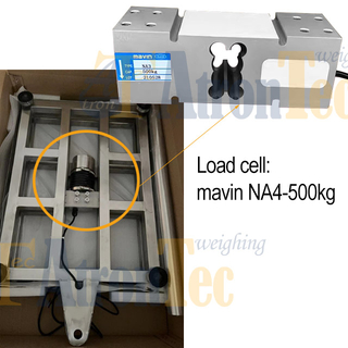 450*600mm Stainless Steel Weighing Platform,Electronic Weighing Scale with MAVIN Load Cell NA4-500KG
