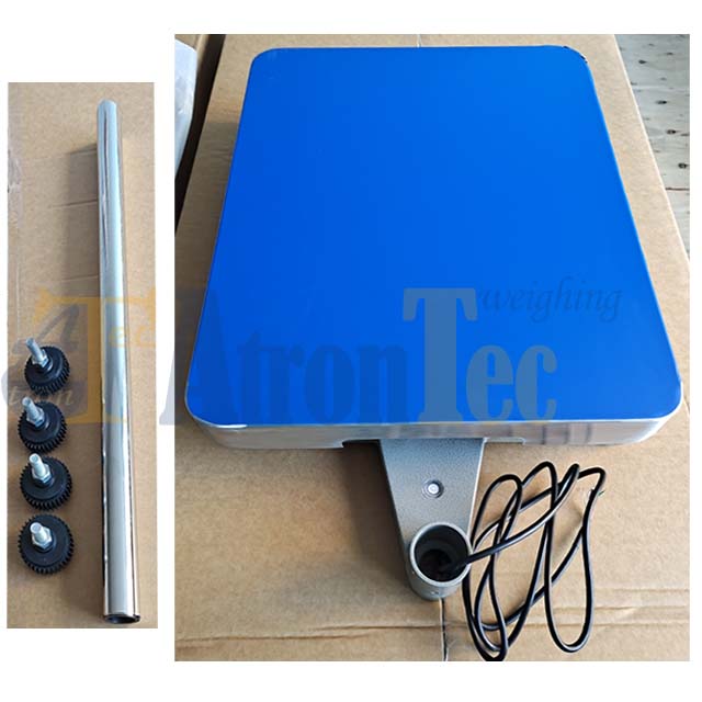 60kg Capacity Carbon Steel Structure Bench Weighing Scale with Bright LCD Display