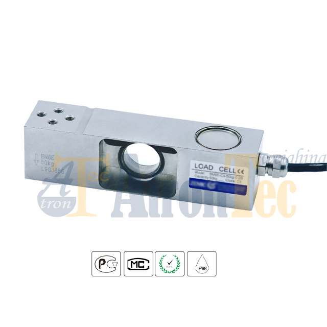 Stainless steel IP68 single point load cell