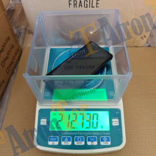 600g*0.01g Electronic Balance Scale with Windshied,Professional Electronic Balance