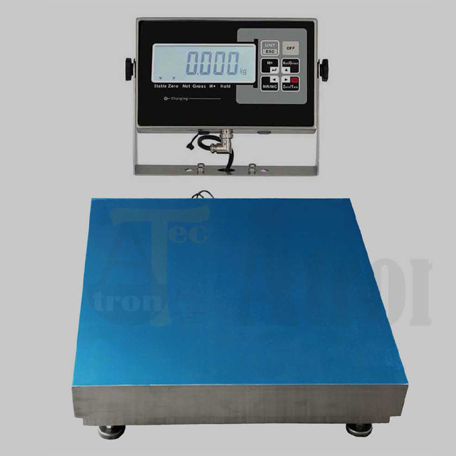 Large LCD Display 304 Stainless Steel Weighing Scale Indicator 500mmX600mm