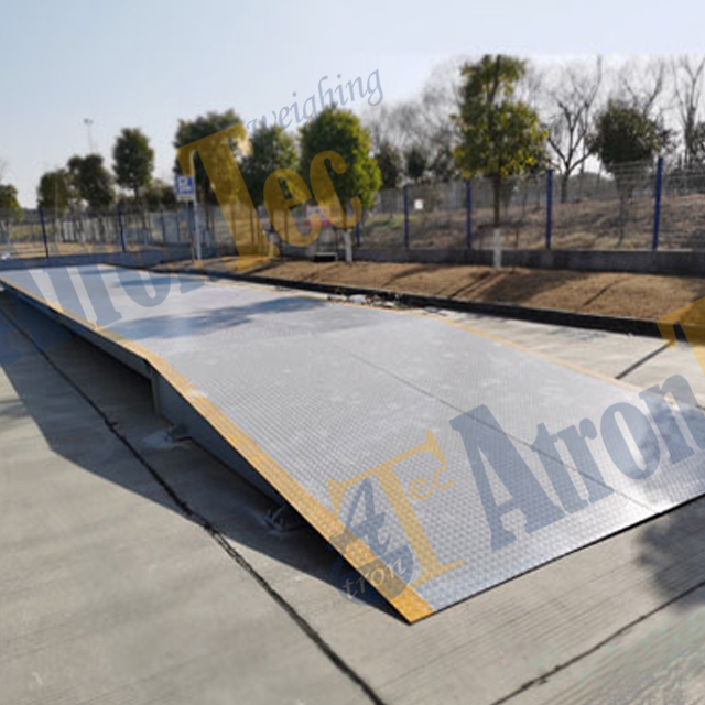 100t Capacity Checkered Plate Weighbridge,3.4*18m Analog Truck Scale