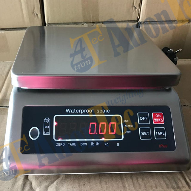 7.5kgx2g ELectronic Scales,IP68 Stainless Steel Waterproof Scale