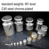 1g~1kg Steel Chrome Plated Test Weight for electronic scales with calibration of 1g~0.1g