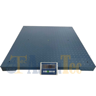 Single Deck Carbon Steel Floor Weighing Scale with Checked Plate