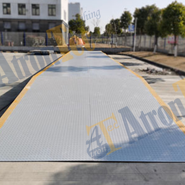 100t Capacity Checkered Plate Weighbridge,3.4*18m Analog Truck Scale