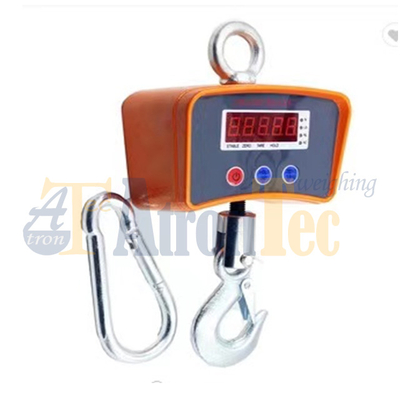 LED Display 1T Capacity Electronic Crane Scale, Portable Hand-held lifting 300kg Crane Scale
