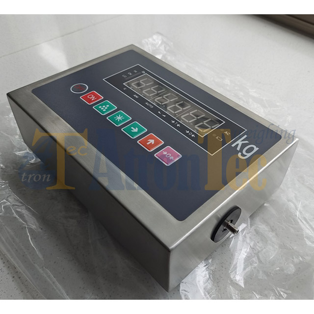 C12 Stainless Steel Weighing Indicator with Label Barcode Printer, WIFI Label Printing Weight Indicator