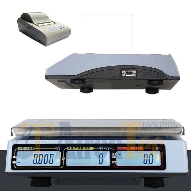 LCD Display Electronic Price Computing Scale with PLU