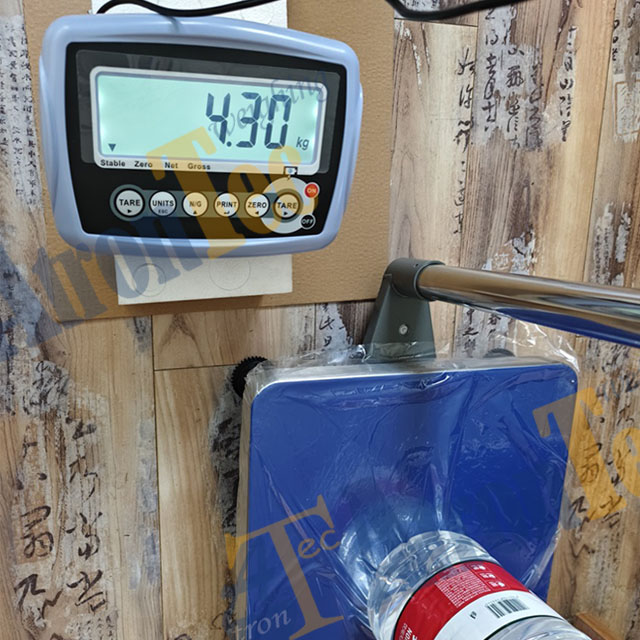 400mm*500mm Platform Scale,150kg Carbon Steel Bench Scale with Bright LCD Display