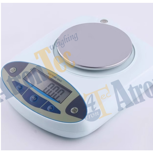 600g*0.001g Electronic Balance with Windshied,Wind-proof Precision Electronic Scale