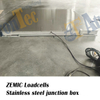 Stainelss Steel Floor Scale,1m*1m Double-layer Floor Weighing Scale with Buffer Design