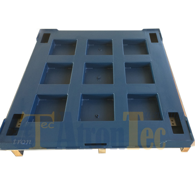 Single Deck Carbon Steel Floor Weighing Scale with Checked Plate