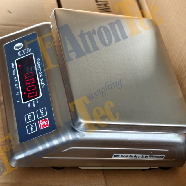 China Supplier with Stainless Steel ELectronic Scales,6kg*2g IP68 Waterproof Scale
